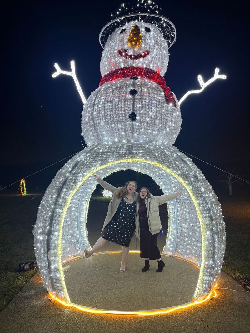 Giant Commercial Walk-through LED Snowman Sculpture - 6M(20FT) / 9M(30FT)