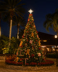 Luxury Outdoor Christmas Tree – 6m / 20ft, 10m / 33ft, 15m / 50ft | Elegant Holiday Decor with Lights & Ornaments