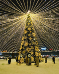 6m / 20ft, 10m / 33ft, 15m / 50ft Outdoor LED Christmas Tree – Custom Sizes Available, Modular Holiday Display