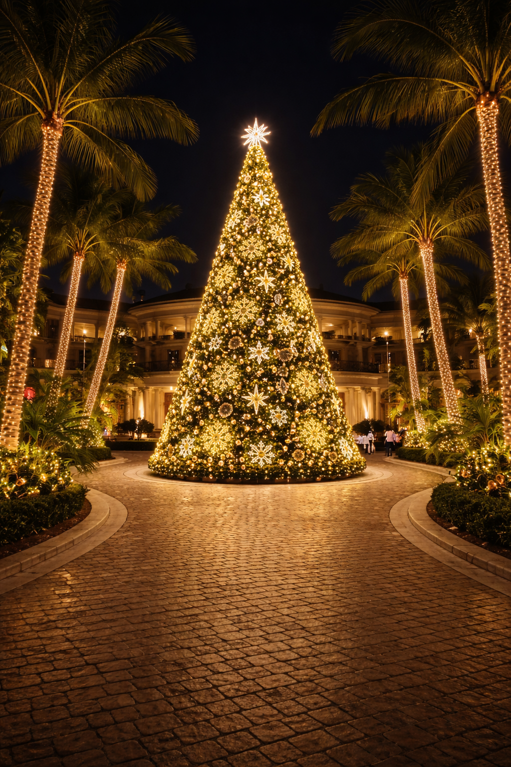 6m / 20ft, 10m / 33ft, 15m / 50ft Outdoor LED Christmas Tree – Custom Sizes Available, Modular Holiday Display