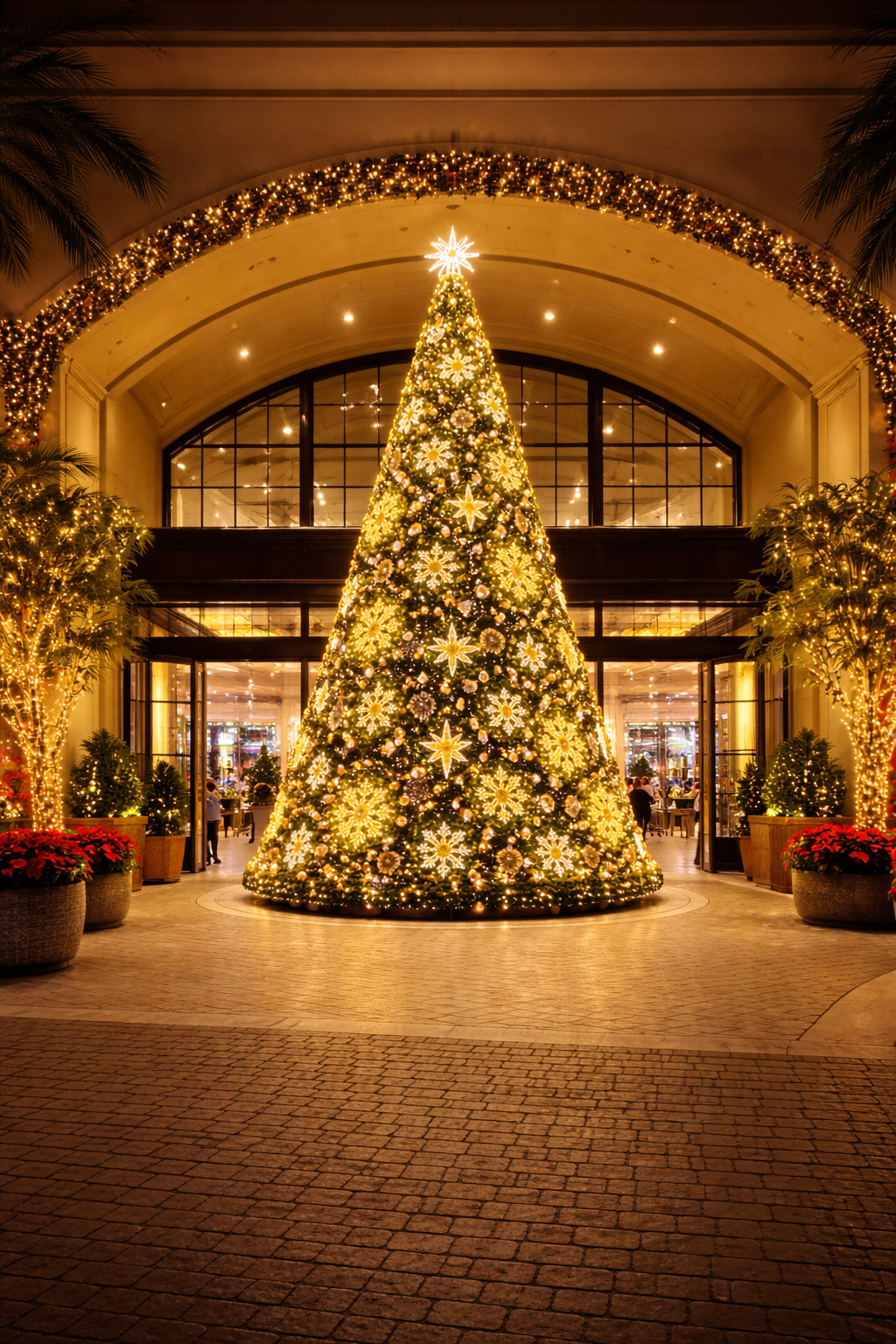 6m / 20ft, 10m / 33ft, 15m / 50ft Outdoor LED Christmas Tree – Custom Sizes Available, Modular Holiday Display